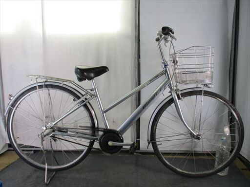 Ｄ271　★限定特価　整備済み★ブリヂストン　アルベルト　シルバー★ 中古自転車 【27インチ 】