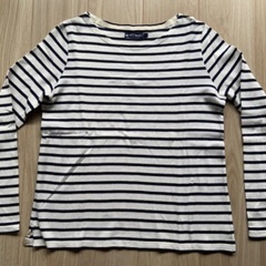 PETIT BATEAU◇ボーダーカットソー 長袖Tシャツ バス...
