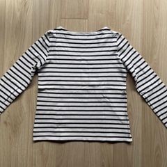 PETIT BATEAU◇ボーダーカットソー 長袖Tシャツ バスクシャツ Sの画像