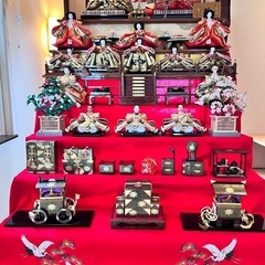 【高級西陣織　玉雅作】 雛人形　七段飾り　