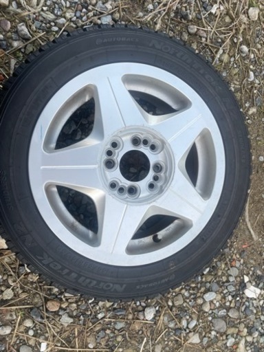 155/65 R14 75Qアルミ付きスタッドレスタイヤ4本　アルミホイール(タイヤ付き)買取