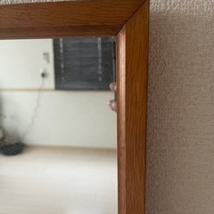 全身鏡　姿見　木製フレームの画像