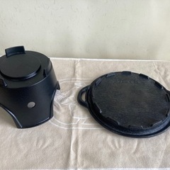 ひとり焼肉セット　鋳鉄製プレート　アルミ製炉台　BBQ キャンプ　アウトドアの画像