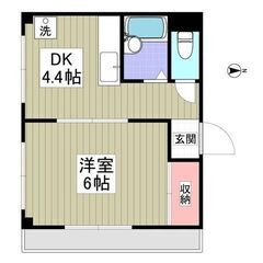 💙💙フリーレント1ヶ月付き🤩敷礼０！《1DK》町田市♣すずかけ台...