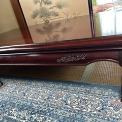 本日お昼に処分します‼️頑丈なテーブルです‼️奥行き145✖️幅90✖️高さ32の画像