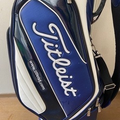 キャディーバッグ　タイトリストの画像