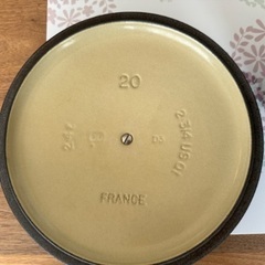 LE CREUSET ルクルーゼ 20cm黒 両手鍋の画像
