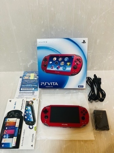 超美品　ほぼ未使用　SONY PSVITA PCH-1000 ZA03 コズミックレッド　完品
