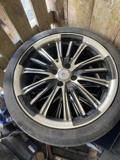 17インチ　タイヤホイール　アクアにて使用　100の4穴