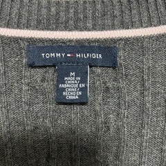 美品！インポート！トミーヒルフィガー　ニット　M コットン100%の画像