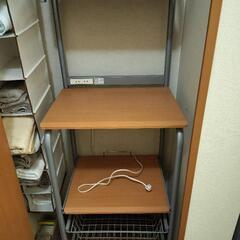 差し上げます レンジ台 横52 奥行40 高さ142