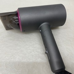 ヘアドライヤー 大風量 速乾 グレー 軽量 折り畳み式 マイナスイオン 風量3段階 ヘアケア ツヤ髪 RCY-7004 ダイソン風 動作品の画像