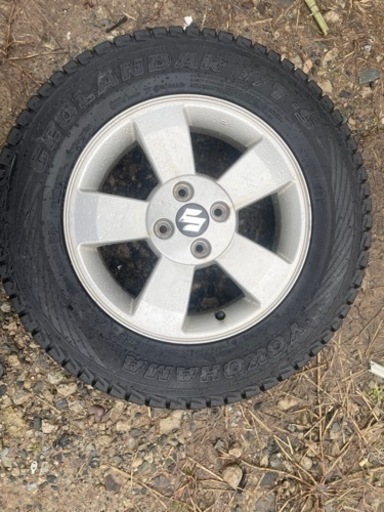 175/80 R15 90Qアルミ付きスタッドレスタイヤ4本　アルミホイール(タイヤ付き)買取