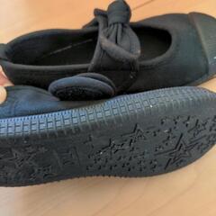 黒い靴　フォーマル風　17cmの画像