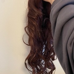 ウィッグ2点セット　赤ボブ&茶髪巻き髪ロングの画像