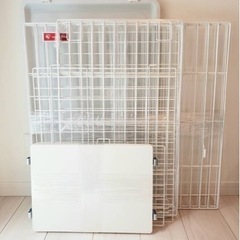 猫用、ケージ、美品、1週間程使用、福岡市内配送致します。県外着払い。の画像