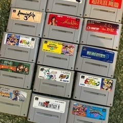 【取引中】スーパーファミコン(本体)+ソフト15本セット　5,000円の画像