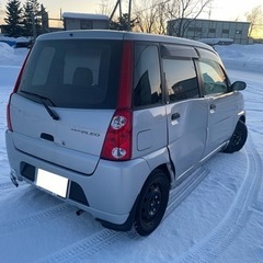 スバル プレオ 低走行 四駆マニュアル 事故現状車の画像