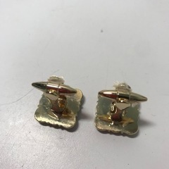 A2401-593 Wedgwood カフスボタン 馬 STUBBS HORSES スクエア サビあり 中古の画像