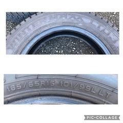 ☺️トラック用スタッドレスタイヤ　6本の画像