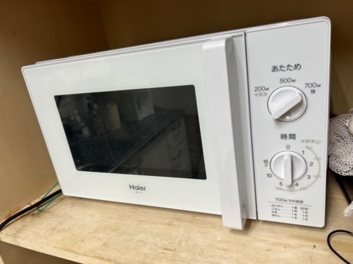 中古品 Haier電子レンジ【2月4.5日に取りに来て頂ける方限定】