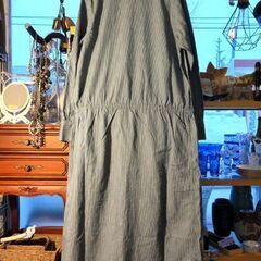 R by 45rpm ヒッコリー ワンピース プルオーバー ストライプ Aライン ダンガリー ヴィンテージ インディゴ 札幌市 中央区 南12条の画像
