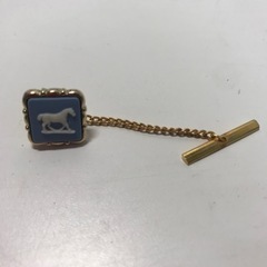 A2401-595 Wedgwood カフス・ネクタイピン 馬 STUBBS HORSES 劣化ありの画像