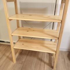無印良品　パイン材ユニットシェルフ
