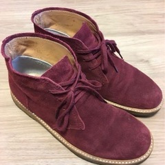 スエードチャッカブーツ　ジュンレッド　メンズブーツ