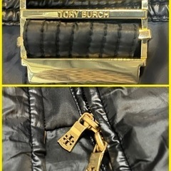タグチェーンが取れてるのでお安く　　　【TORYBURCH】ブラックコート　　　　　サイズ2の画像