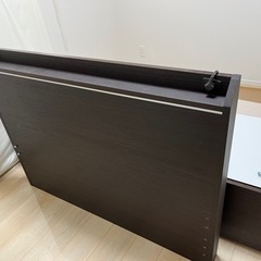 ニトリ⭐︎セミダブル⭐︎ベッド⭐︎マットレスの画像