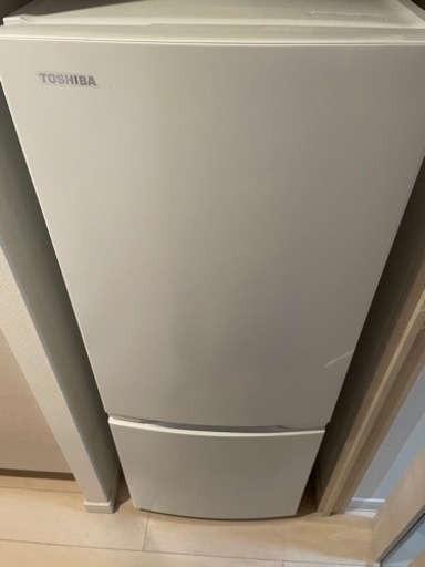 冷蔵庫　TOSHIBA 153L 2022年製　単身用