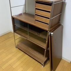 受渡者決定　食器棚　ステンレスユニットシェルフの画像