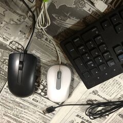 あげます　PCキーボード ＋ マウス×２