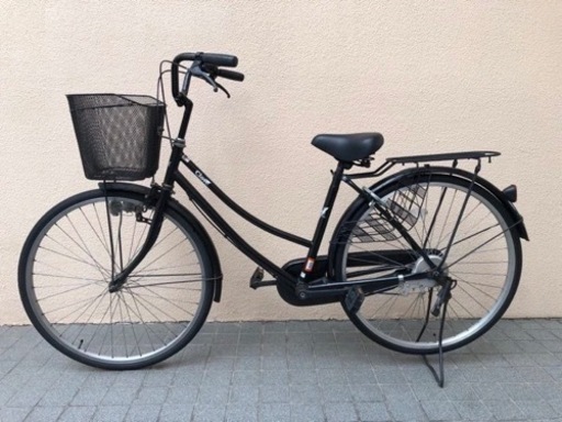 中古自転車　26インチ　ママチャリ　ブラック　シティサイクル