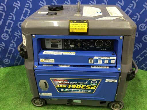 【エコツール 知立店】〇DENYO/デンヨー 小型エンジン溶接機 GAW-190ES2   ITMFCYRPUQGO【愛知県/知立市/工具】