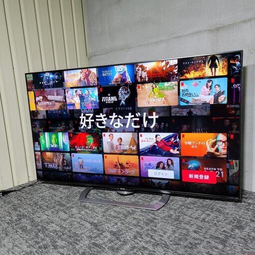 ‍♂️売約済み❌5340‼️配送設置は無料‼️ネット動画サービス対応✨SHARP 60インチ 4k 液晶テレビ