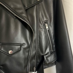 【期間限定】ZARA フェイクレザージャケット　Sの画像