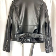 【期間限定】ZARA フェイクレザージャケット　Sの画像