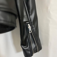 【期間限定】ZARA フェイクレザージャケット　Sの画像