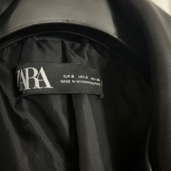 【期間限定】ZARA フェイクレザージャケット　Sの画像