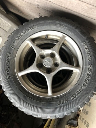 マッドタイヤ　クロカン　溝まだあります