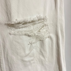 【期間限定】値下げしました⭐︎ZARA ジーンズ　ホワイト　XSの画像