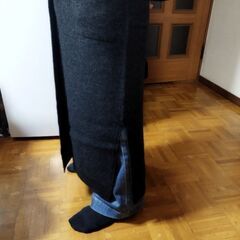 ロングコート　ニットの画像