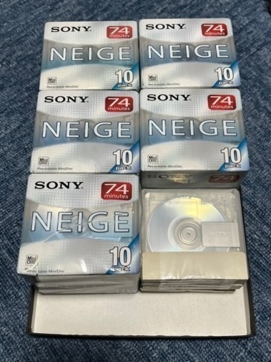 【未使用】MD 74分✖️56枚　SONY NEIGE