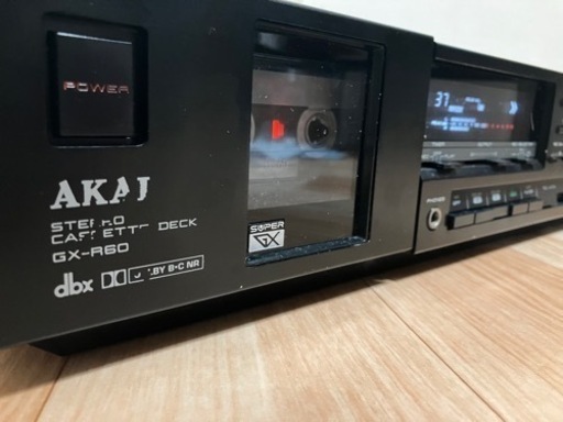 AKAI オートリバースカセットデッキ・GX-R60