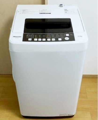 (送料無料) 2020年 極美品 洗濯機 5.5kg 洗濯物を踊るように動かして頑固な汚れを落とす③