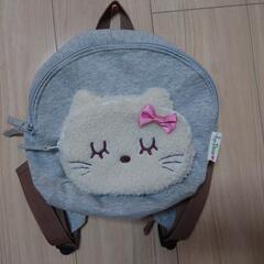 子ども用　リュック　ふわふわネコさん