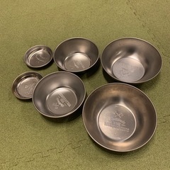 キャンプギア　100均お皿
