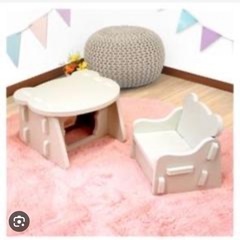 アカチャンホンポやわらかテーブルセット クマさんのおともだちの画像